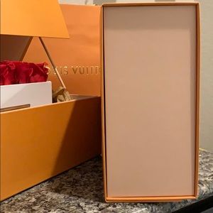 Louis Vuitton shopping bag and box set